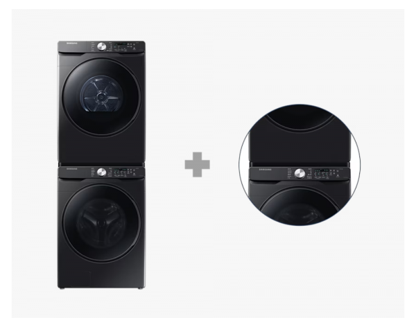 [삼성전자] 삼성 그랑데 세탁기+건조기+상단 설치 키트 패키지 WF21T4400KV + DV17T8520BV [삼성 공식인증점]