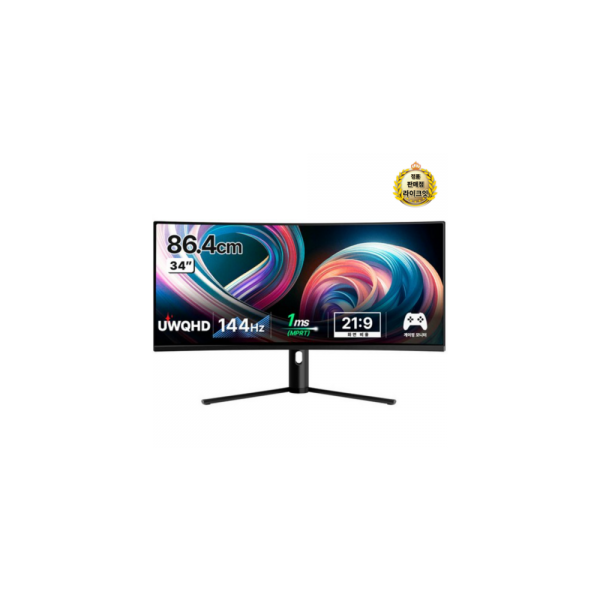 한성컴퓨터 TFG34Q14W 1500R 커브드 리얼 144 울트라와이드 게이밍