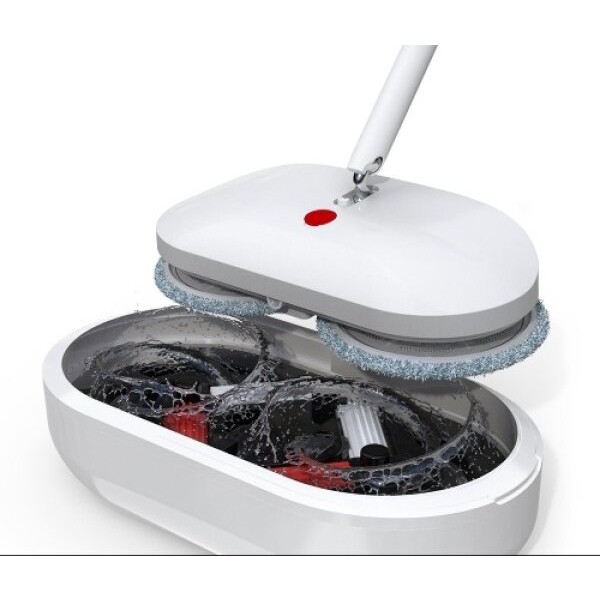 [로엘] 무선 물걸레 청소기 듀스핀3 PRO 자동세척/일체형패드 